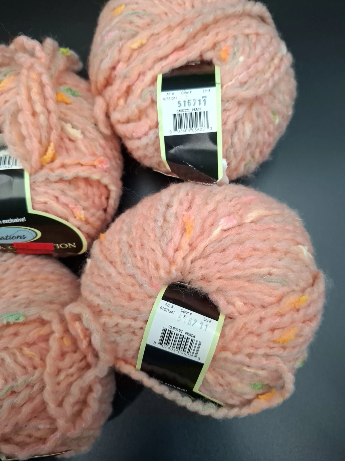 Lot of 8 Sensations Bellezza Italy Canditi Pink Wool Blend Yarn Speckled New image 5
