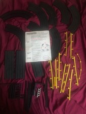 Tyco HO Slot Car Lot Track Guardrails Instructions 