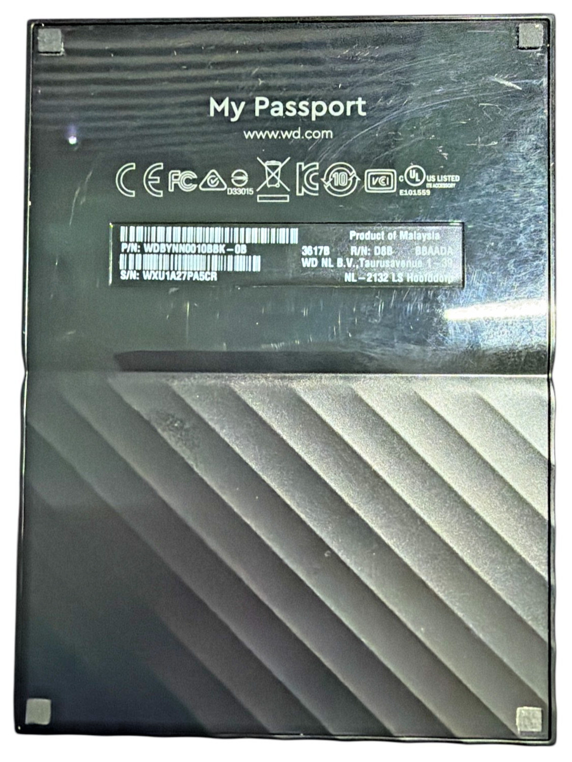 Western Digital My Passport 1TB  Portable External Hard Drive no cable