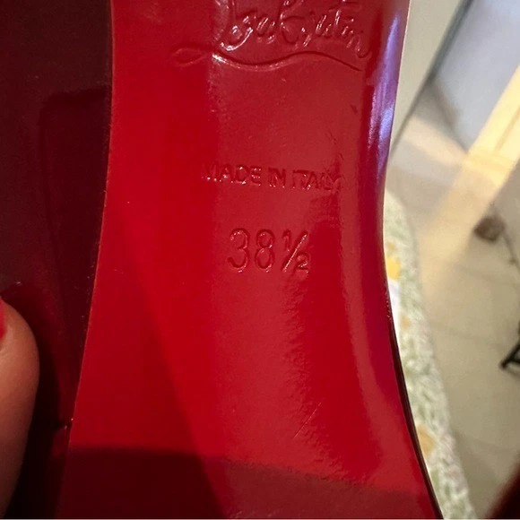 Christian Louboutin So Kate Psychic Red Size 38 1/2 - Image 4 of 4