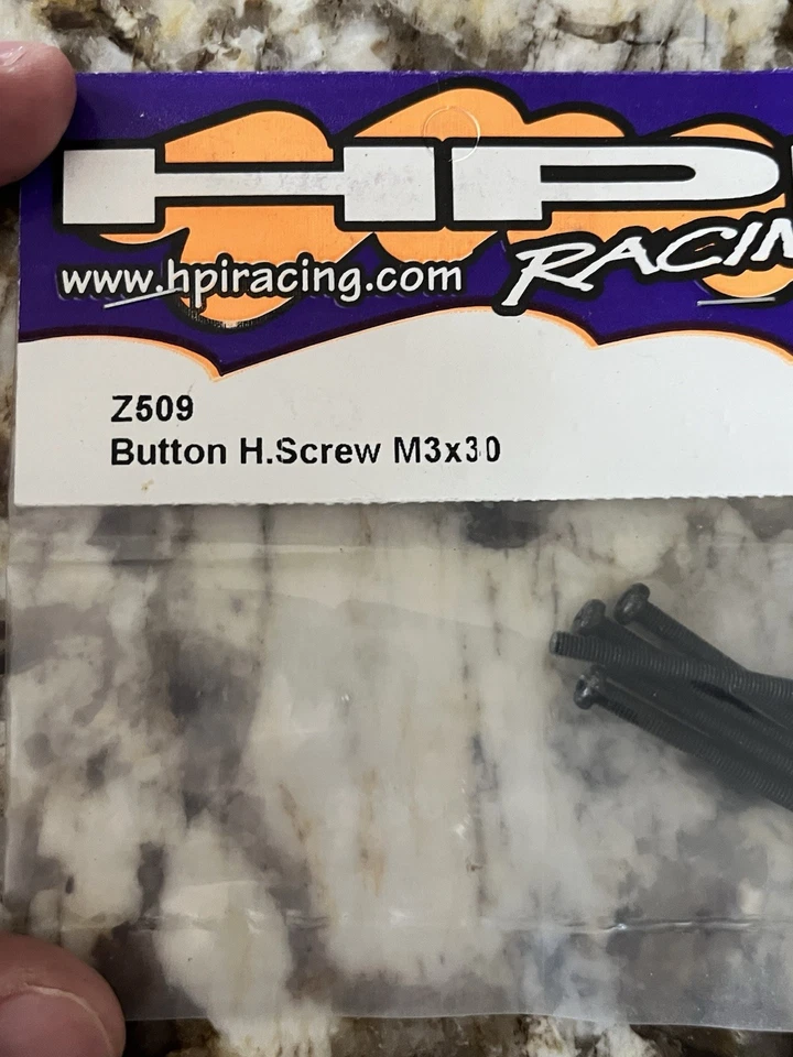 HPI Racing RC Original Replacement Part #Z509 Button Head Screw M3x30mm 6pc NOS - Image 2 of 4
