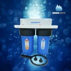 2 Stages Whole House Water Filter System 10'' x 4.5'' Jumbo Twin Big Blue