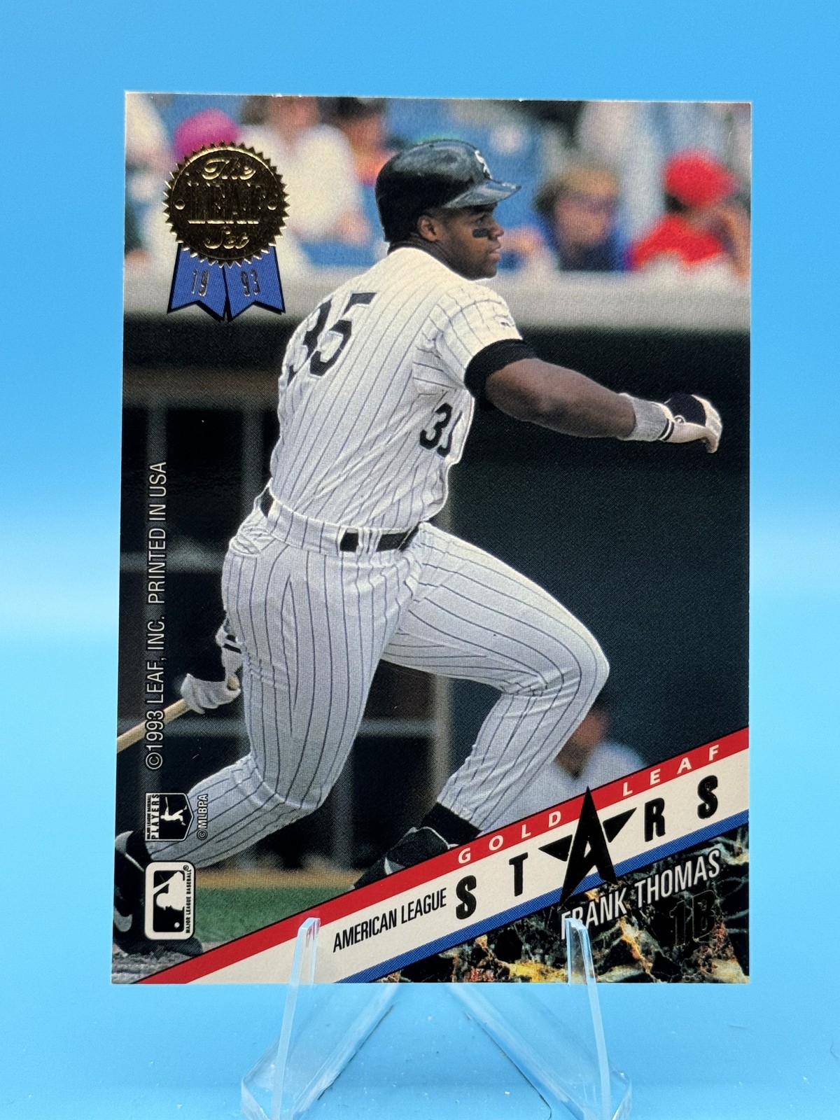 Frank Thomas, Mark Grace #12 Baseball Cards 1993 Leaf Gold All Stars trading card — raw and PSA graded price guide