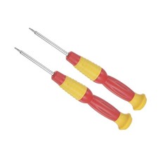 2pcsSmall Tri-point Screwdriver 0.6mm 120mm Y-type Screwdriver Anti-slip Handle