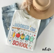 Funny Back to School Teacher Shirt Pencil Apple Graphic Tee