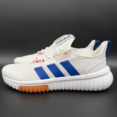 adidas Kaptir 4.0 Cloud White Royal Blue Men Road Running Shoes