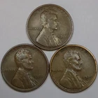 1928-P 1928-D 1928-S Lincoln Wheat Cent Set (Lot#2)