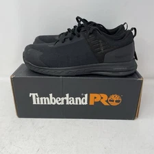 Timberland PRO Overdrive Composite Safety Toe Shoes Black Men's Size 9.5