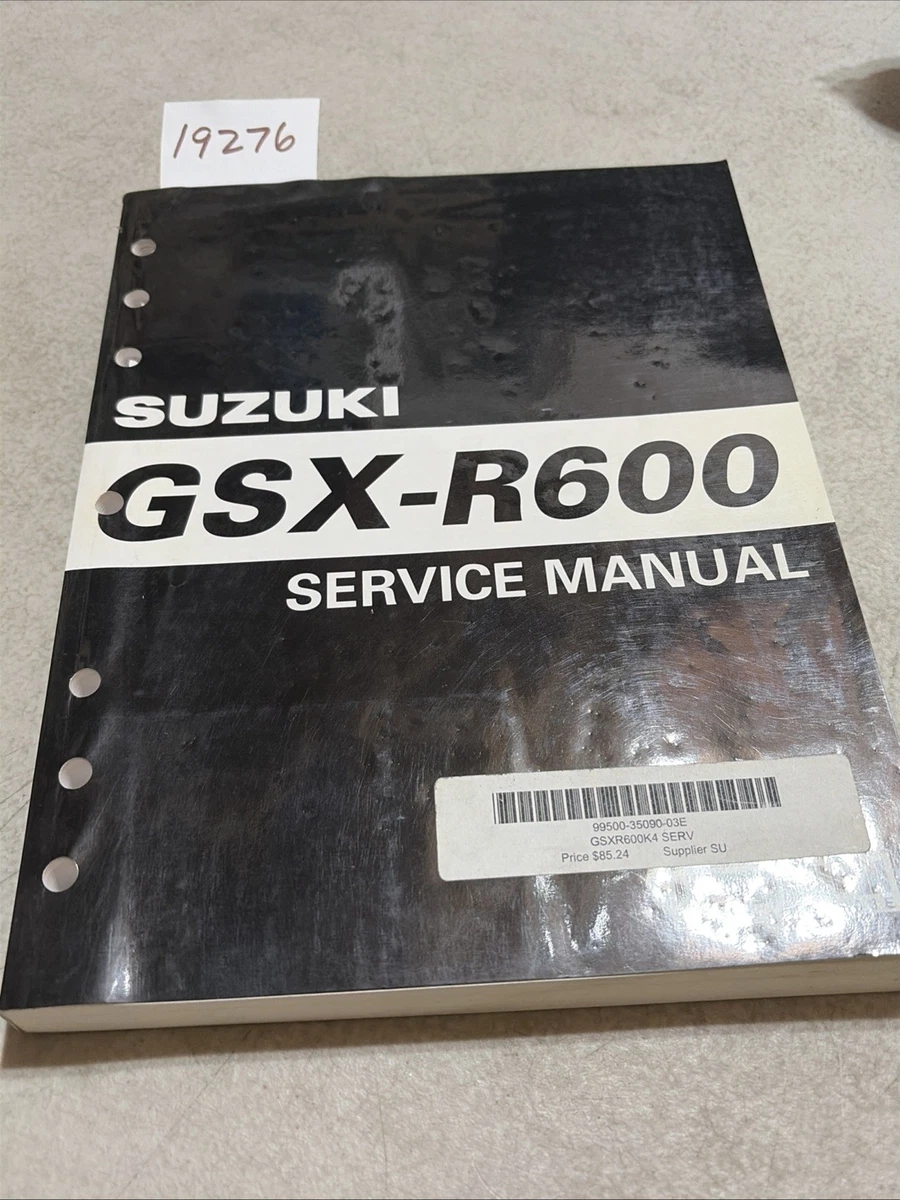 GSXR600 Suzuki Motorcycle Repair Manuals & Literature for sale | eBay