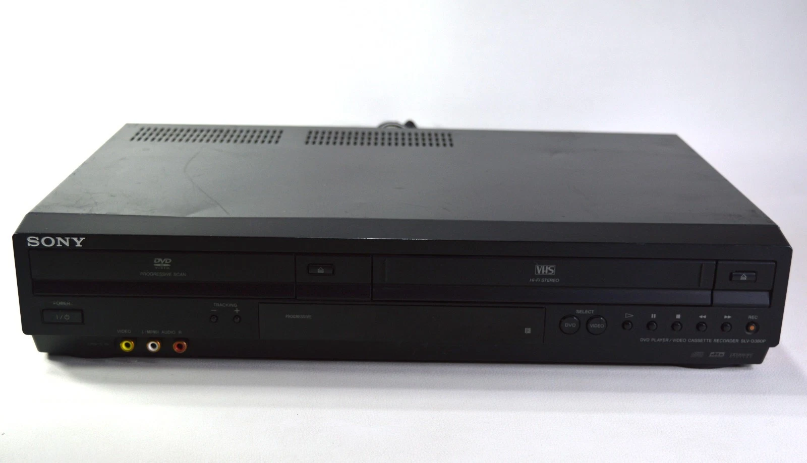 Sony SLV-D380P DVD / VCR Combo Player for PARTS OR REPAIR VCR Works