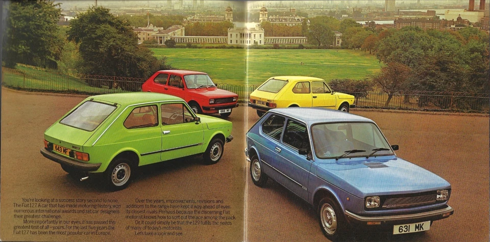 Fiat 127 1979-1981 UK Market Sales Brochure 900L, 1050L, 1050C, 1050CL & Sport - Image 3 of 3