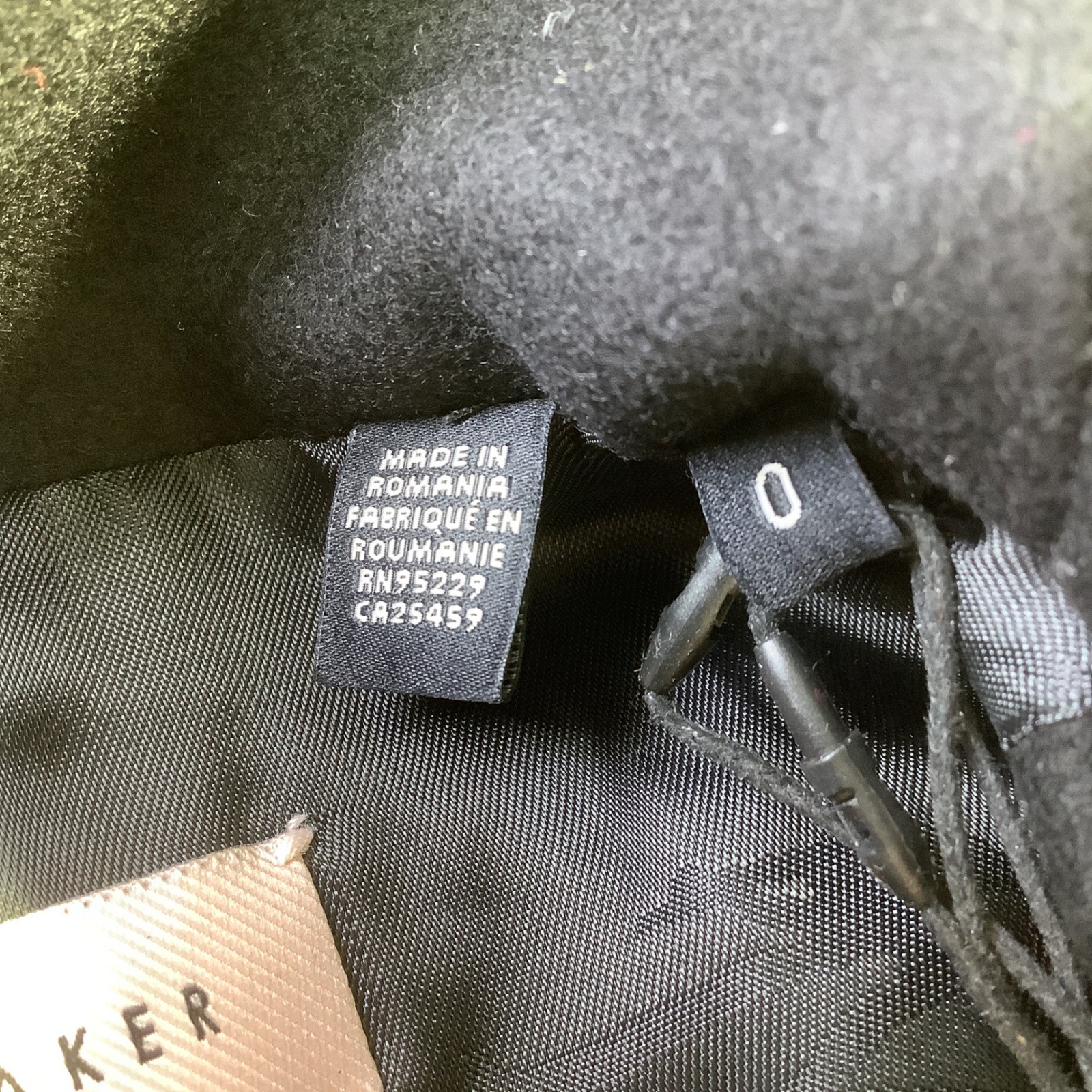 Ted Baker Rosell Black Wool Cashmere Long Belted Wrap Coat Size 0 NWT image 9