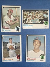 1973 Topps 230 Morgan 175 Robinson 199 Blyleven 200 Williams HOF