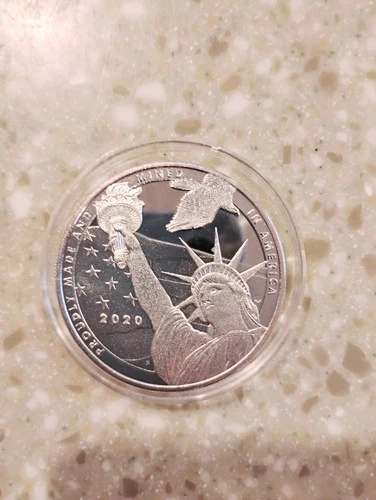 1 Troy Ounce .999 Silver Coin. True Patriot