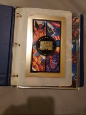 1994 Marvel Masterpieces Gold Foil Signature Set w/10 Slvr Holofoil/9 Pwr Blast
