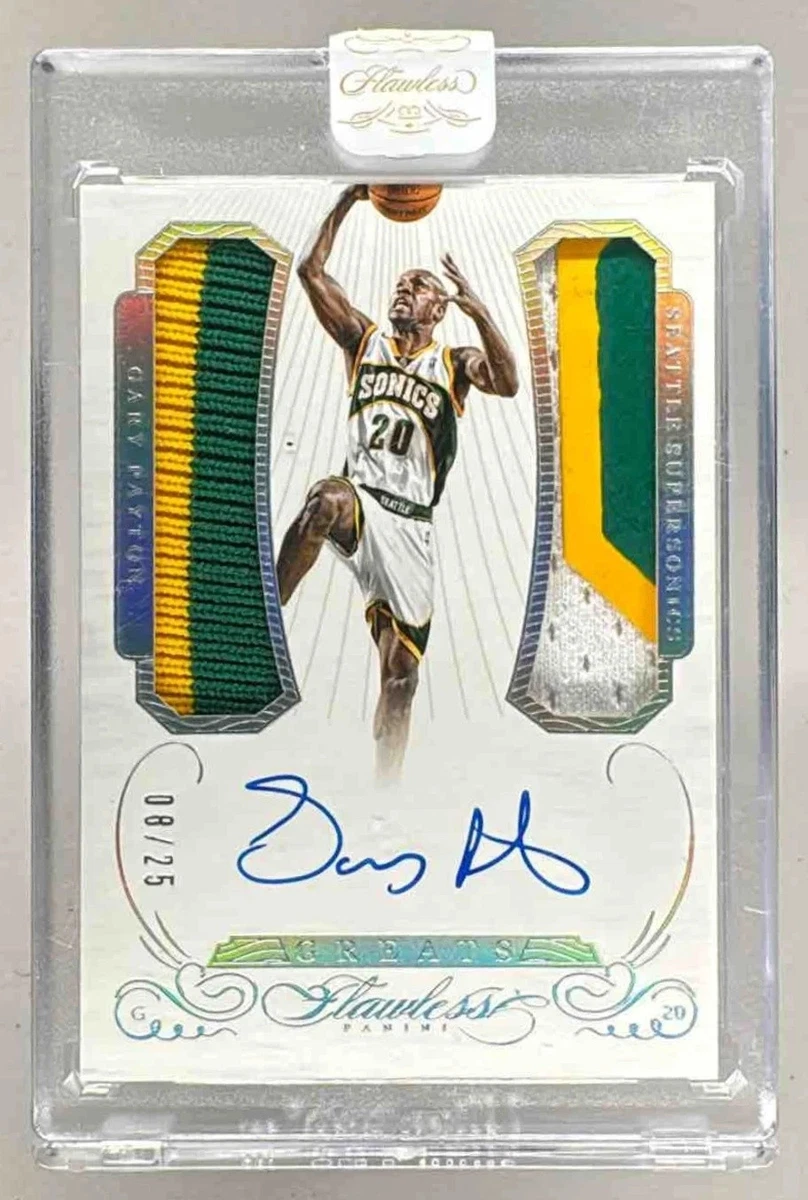 Gary Payton - Panini メルカリ Topps 直筆サインカード Autographed 