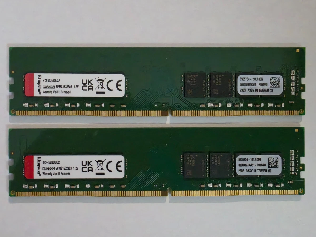 Kingston DDR4 SDRAM 32 GB Total Capacity Memory (RAM) for sale | eBay