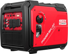 5000 Watt Portable Inverter Generator with Electric Start, 30 Amp for Home Use a