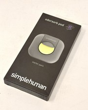 Simplehuman Odorsorb Pod Starter Pack 1 Holder 2 Pods Odor Neutralizer New