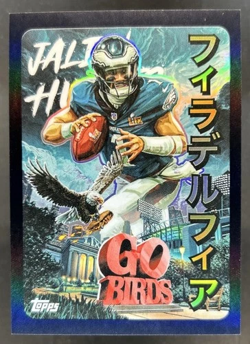 2025 Topps Chrome Jalen Hurts Base (RAW)