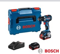 Bosch Professional GSB 18V-90 C Brushless Combi Drill Body Inc 2x 4.0Ah Batts...