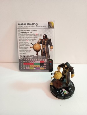 Heroclix Vandal Savage 053 DC Masters of Time Super Rare