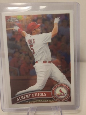  2011 Topps Chrome Baseball Albert Pujols #150 St. Louis Cardinals