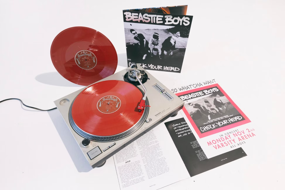 BEASTIE BOYS CHECK YOUR HEAD VINYL NEW! LIMITED RED LP! SO WHAT