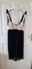 ASOS Maternity Dress Size 10 Black With Cream Flowers, really cute on 💞