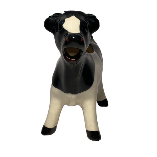 Vintage Porcelain Hostein Cow Creamer - Picture 3 of 7