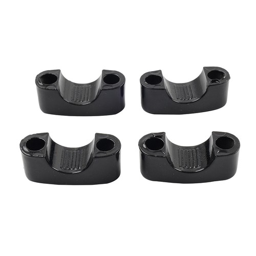 2x Black 22mm 7/8'' Motor HandleBar Mount Clamp Riser Adapter Dirt Pit Bike ATV - Picture 11 of 12