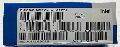 Boîtier processeur Intel Core i5-13600K (5,1 GHz, 14 cœurs, LGA 1700) - BX8071513600K - Photo 4/4