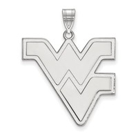 10k White Gold Logoart Licensed West Virginia University (wvu) Xl Pendant on sale 10k White Gold Logoart Licensed West Virginia University (wvu) Xl Pendant on sale
