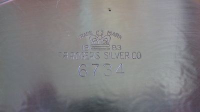 Silver Serving FB.ROGERS 6734 TRAY/PLATTER 14.5