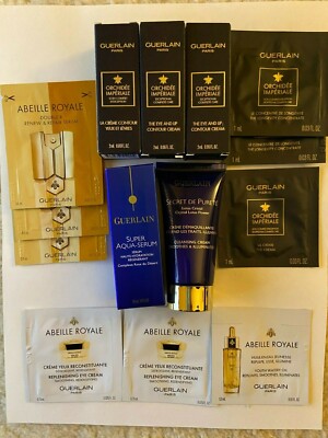 Guerlain Orchidee Imperiale + Abeille Royale + Super Aqua Serum + Cleanser