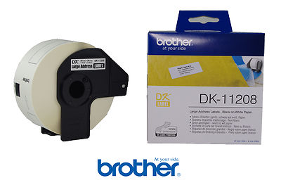 3x 400 Original Brother DK-11208 Etiketten 38x90mm Ql-560 -500 QL-700 570 -650TD
