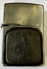 1990's ZIPPO CAMEL Lighter Joe Cool On Motorcycle Pocket Lighter Made in USA