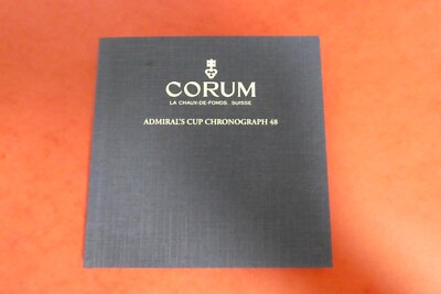 Corum Admiral's Cup Challenge 48 Split Seconds Watch Manual Instruction Booklet