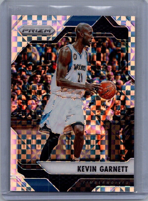 2016-17 Panini Prizm RC #264 Kevin Garnett CHECKERBOARD Case Hit Timberwolves