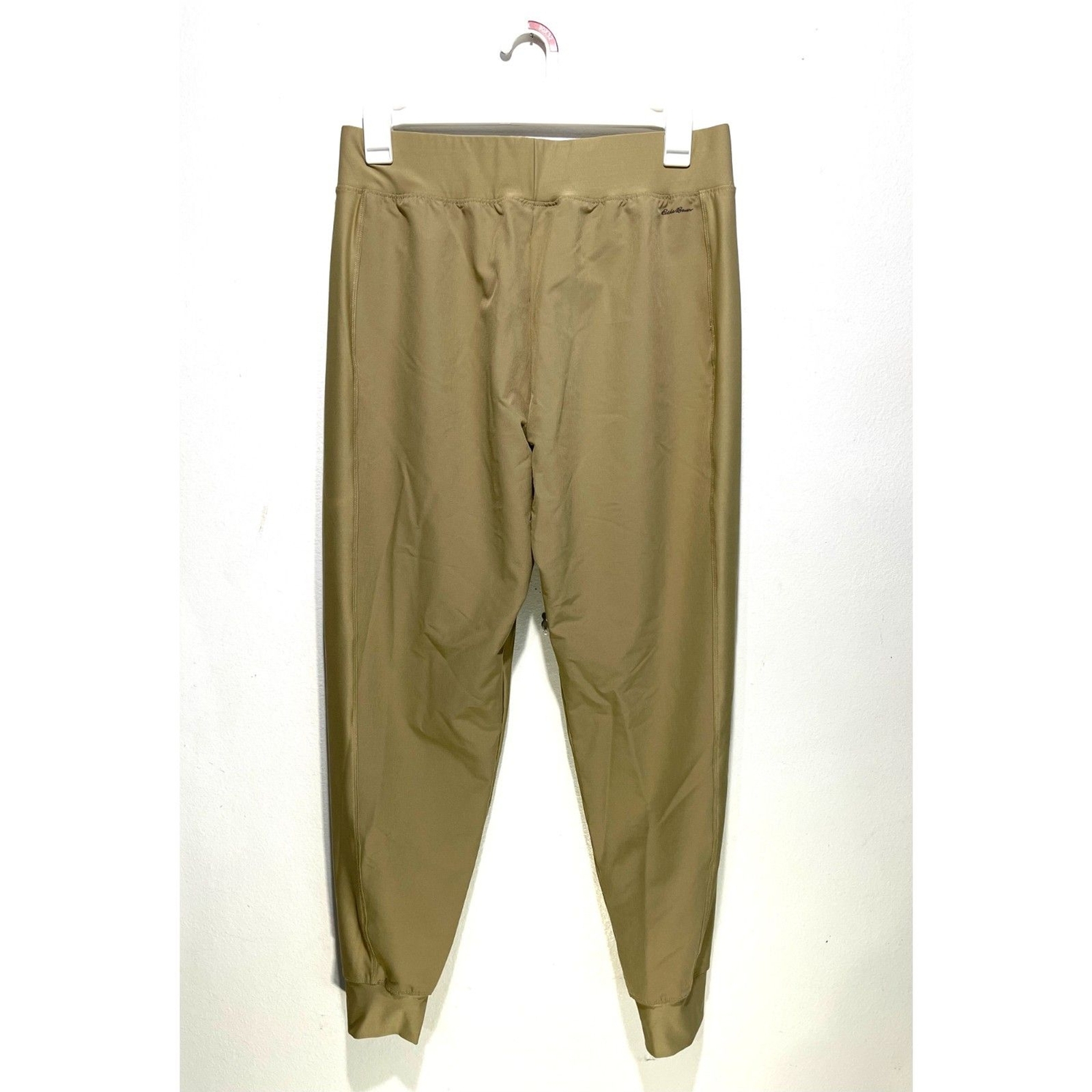 Eddie Bauer Womens Tan Pull-On Jogger Pants for Hiking Camping Activewear
