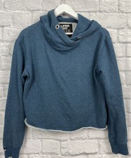 Ladies Blue Hoodie SUPERDRY Size Small