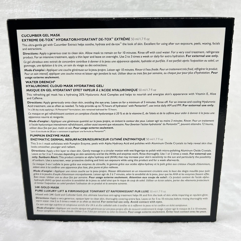 PETER THOMAS ROTH Multi-Masker 4Pc Kit Cucumber-24K Gold-Pumpkin-Water Drench - Image 3 of 4