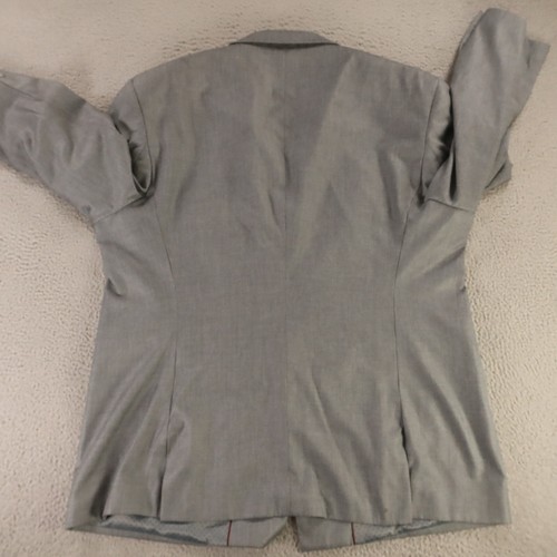 Pallini Jacket 3XL Gray Heather Polyester Twill Blazer Sport Coat 54R - Picture 11 of 18