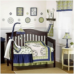modern crib set
