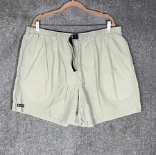 Columbia Sportswear Nylon Pull On Buckle Swim Trunks Mens Size XXL Khaki Pockets