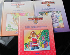 Teddy Ruxpin Books Lot of 3 Worlds of Wonder Books Only