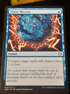 Minor Misstep , Phyrexia AWBO , Near Mint , MTG ,FREESHIPPING
