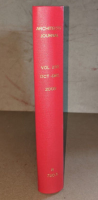 The Architects Journal Volume 230: October-December 2009 - Bound Set
