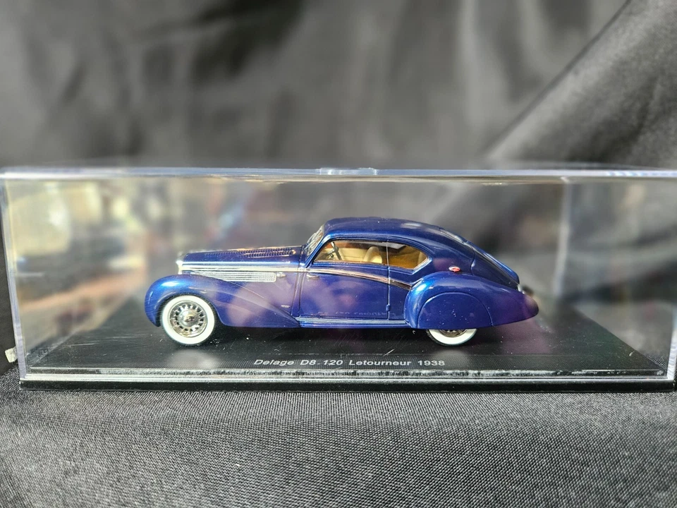 SPARK 1938 Delage D8 120 Letourneur 1:43 Scale Inv. #4192 - Image 4 of 4