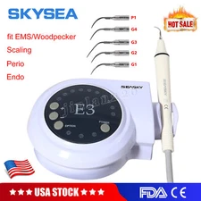Dental Ultrasonic Piezo Scaler with Handpiece 5*Tips fit EMS Cavitron Woodpecker